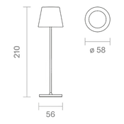 Outdoor lampe de table Nuindie Pocket