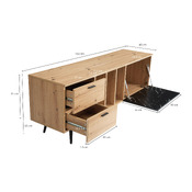 lowboard Eiche Dekor