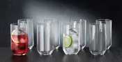 set de verres Linear