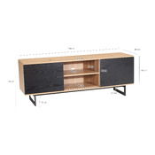 Lowboard Eiche Dekor