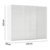 armadio ad ante scorrevoli Covalo-Glas