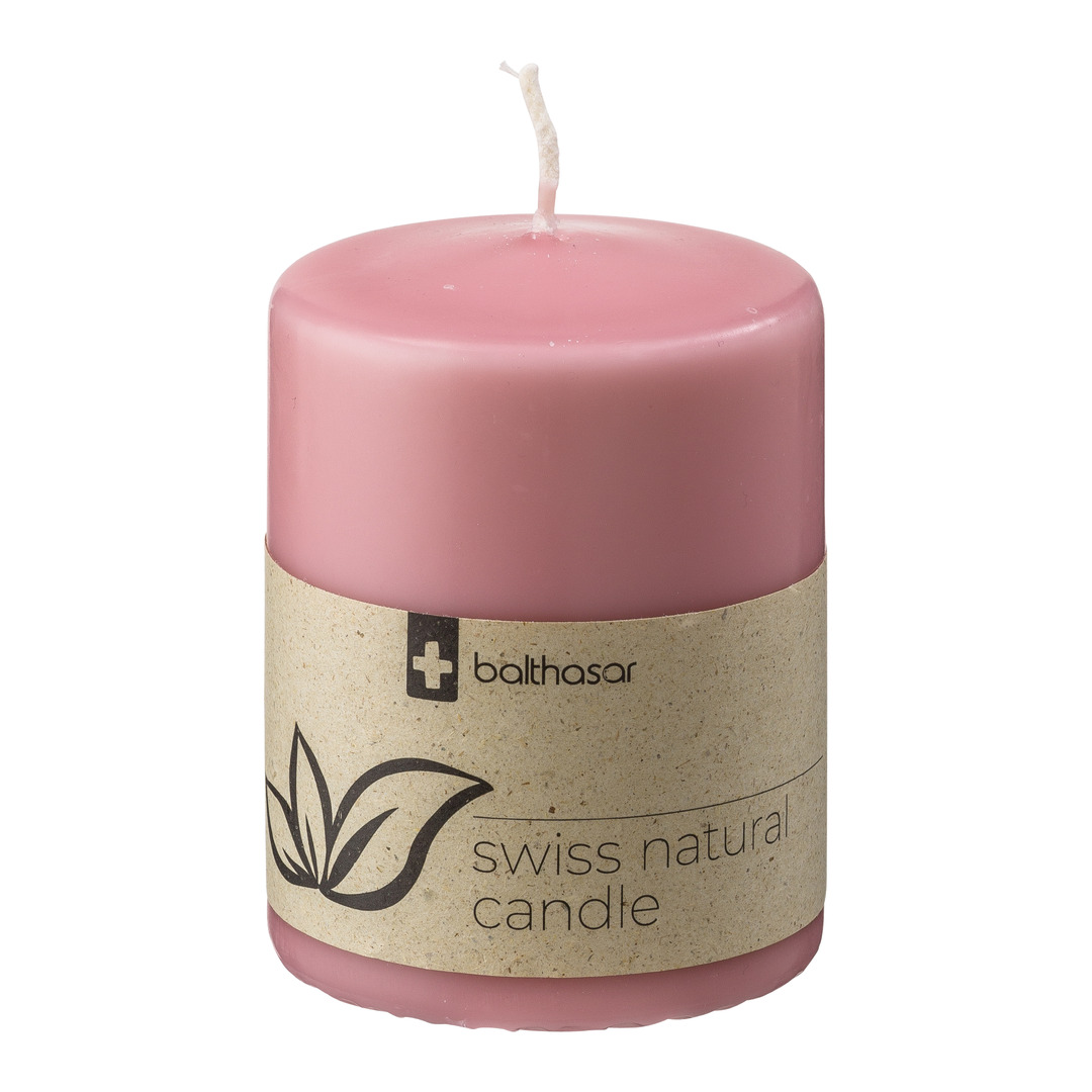 candela cilindrica Swiss Natural
