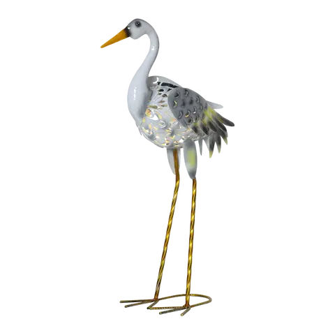 Solarleuchte Reiher