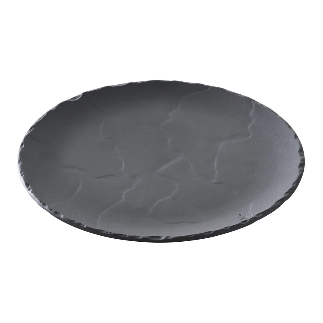 Flacher Teller Slate