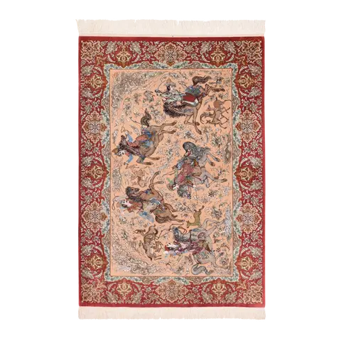 tapis persan Ghom Seide
