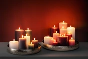 bougie cylindrique RUSTIC