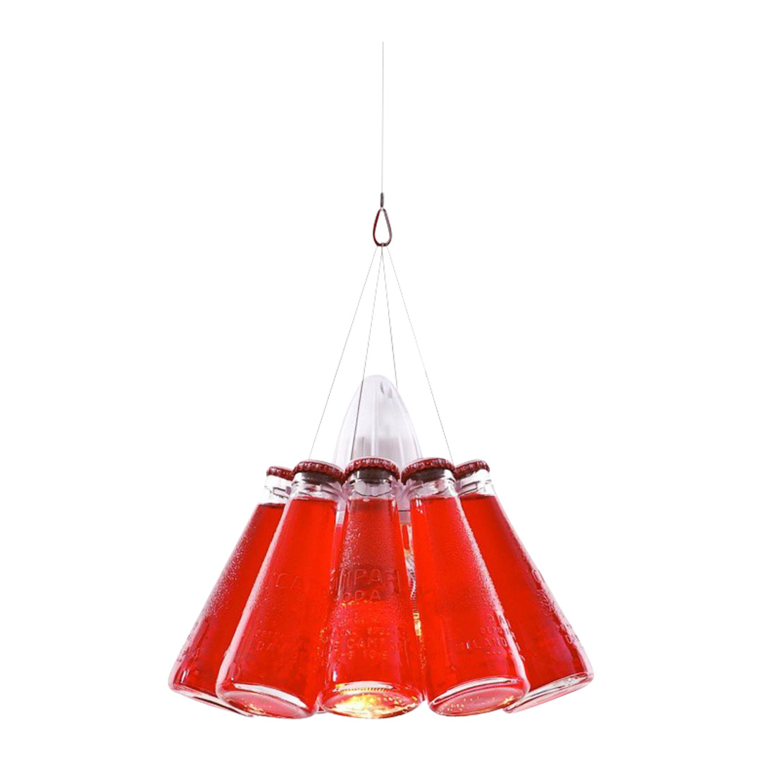 lampada a sospensione Campari Light