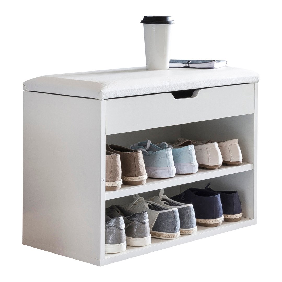 Schuhbank Weiss