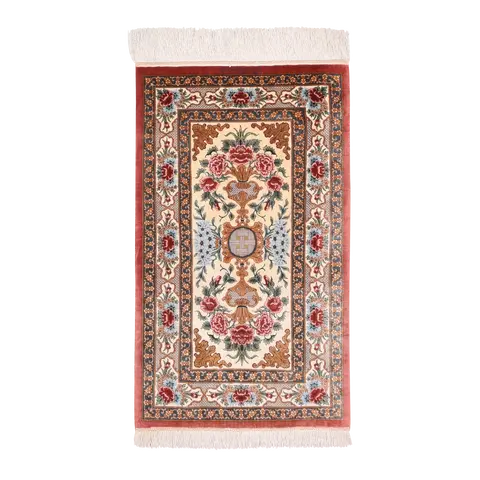 tapis persan Ghom Seide