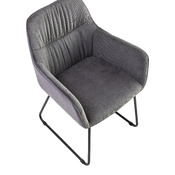 sedia con braccioli Lucas-Cord