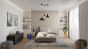 lit boxspring Lenno