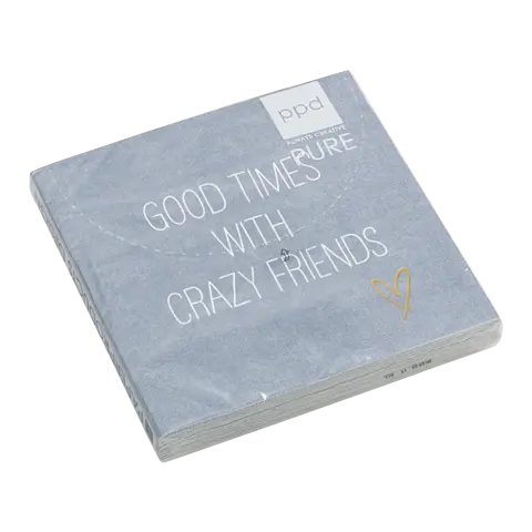 Papierserviette Crazy Friends