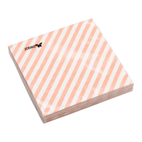Papierserviette Stribe