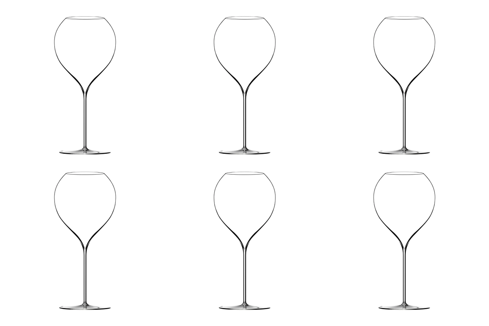 set di bicchieri da vino P. Jamesse Synergie