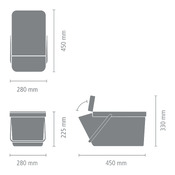 bidone della spazzatura Sort&Go