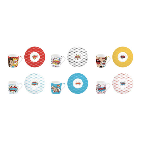 set tazze da espresso Mania