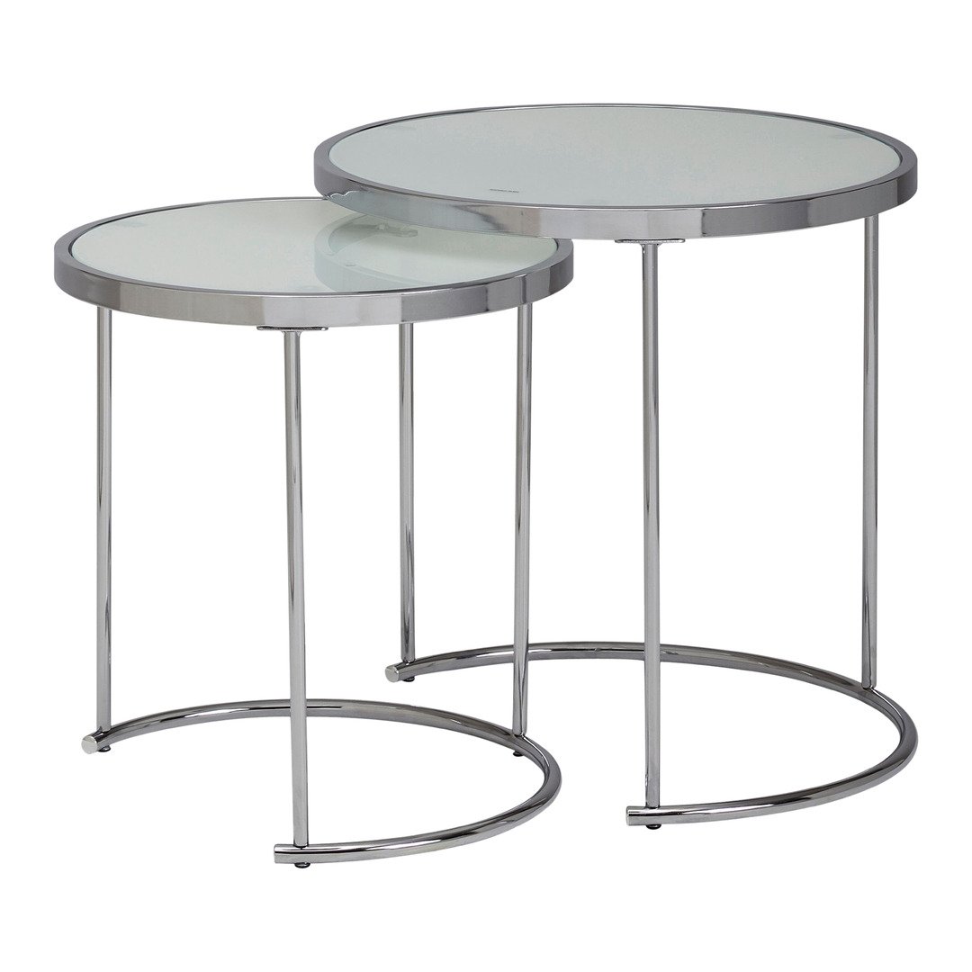 Zweisatztisch Glas