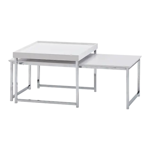 Set di tavolini 2 pezzi Weiss