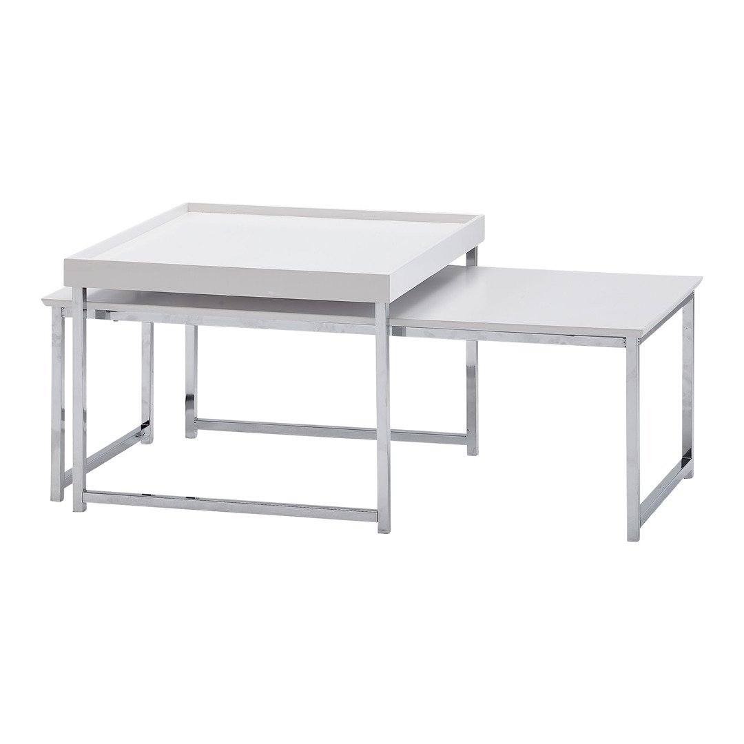 Set di tavolini 2 pezzi Weiss
