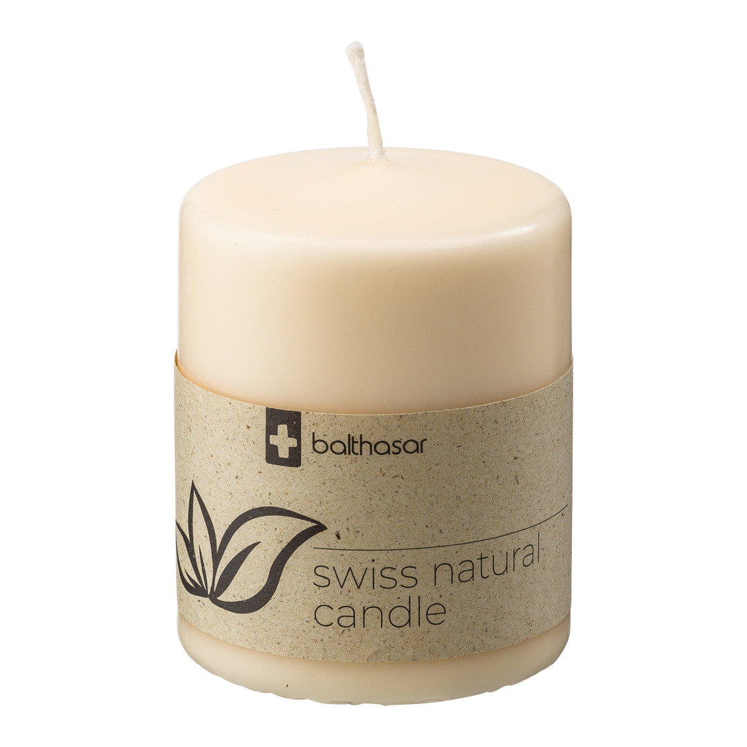 Zylinderkerze Swiss Natural