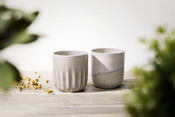 Becher-Set Perlemor Sand