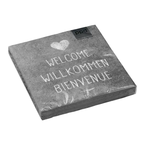 tovagliolo di carta Bienvenue Cement