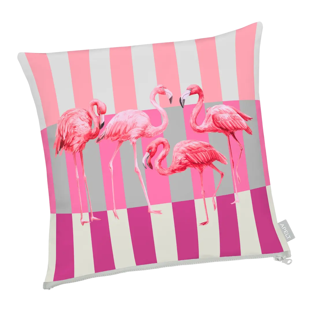 Zierkissen Outdoor-Flamingo