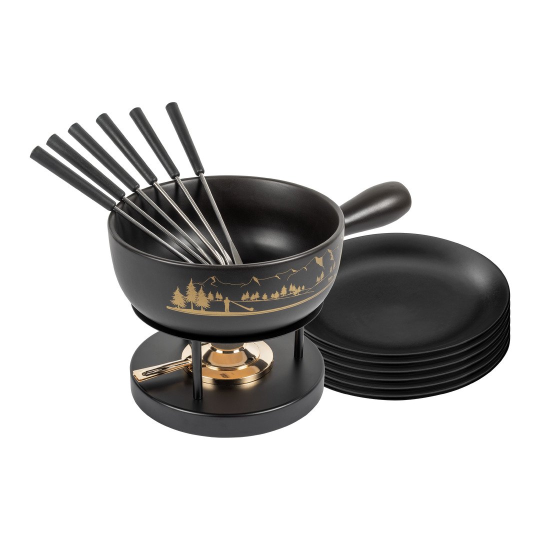 set à fondue ALPENPANORAMA