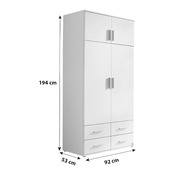 Drehtürenschrank Kemi