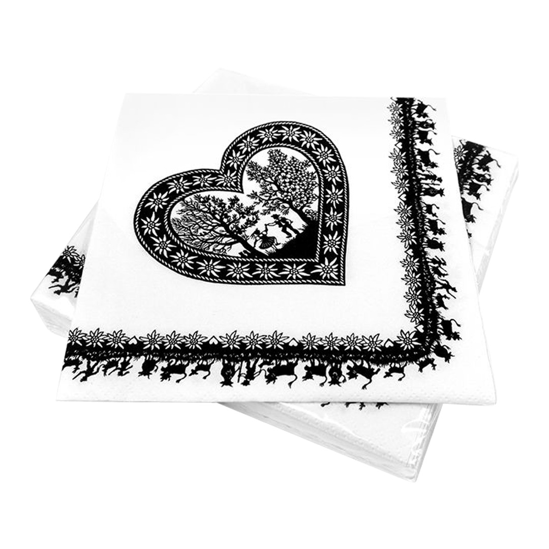 tovagliolo di carta Swiss Heart