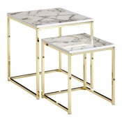 Set di tavolini 2 pezzi Marmor