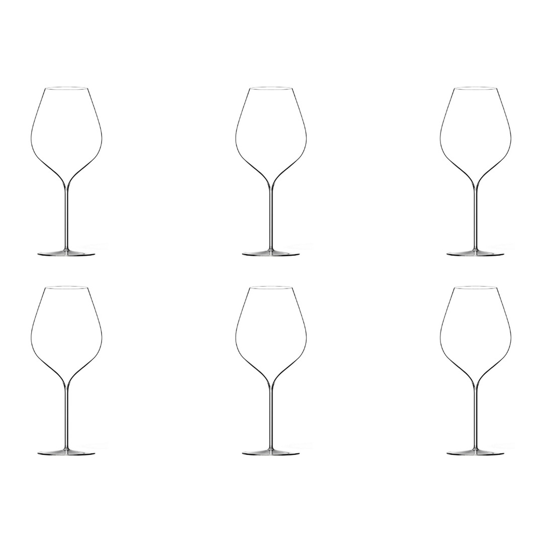 set de verres à vin rouge A. Lallement