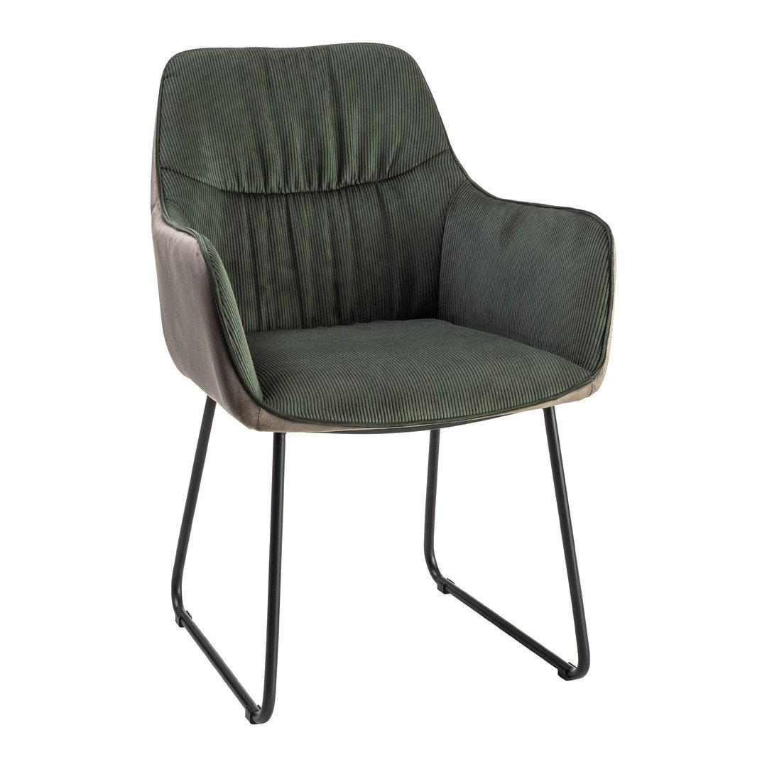 sedia con braccioli Lucas-Cord
