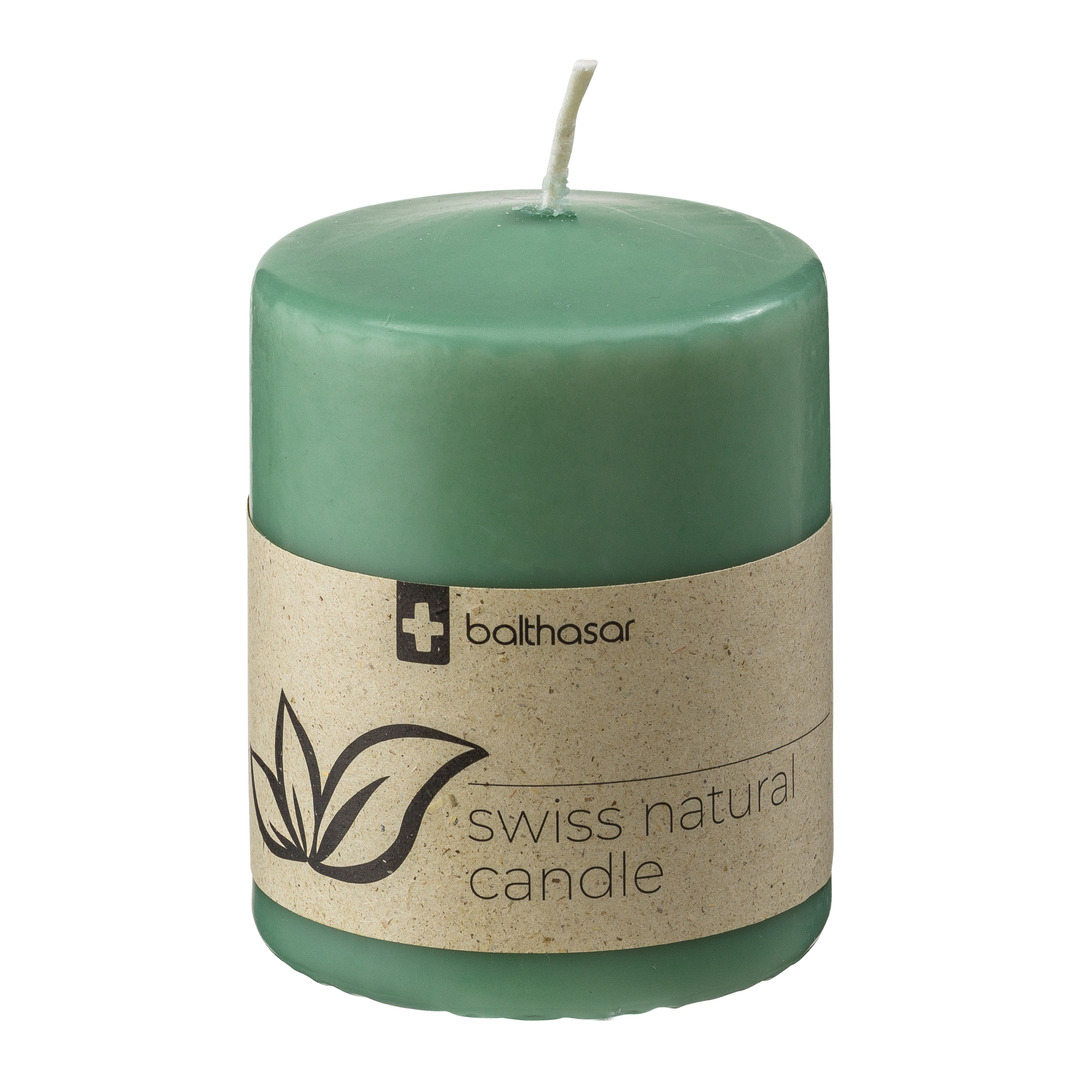 candela cilindrica Swiss Natural