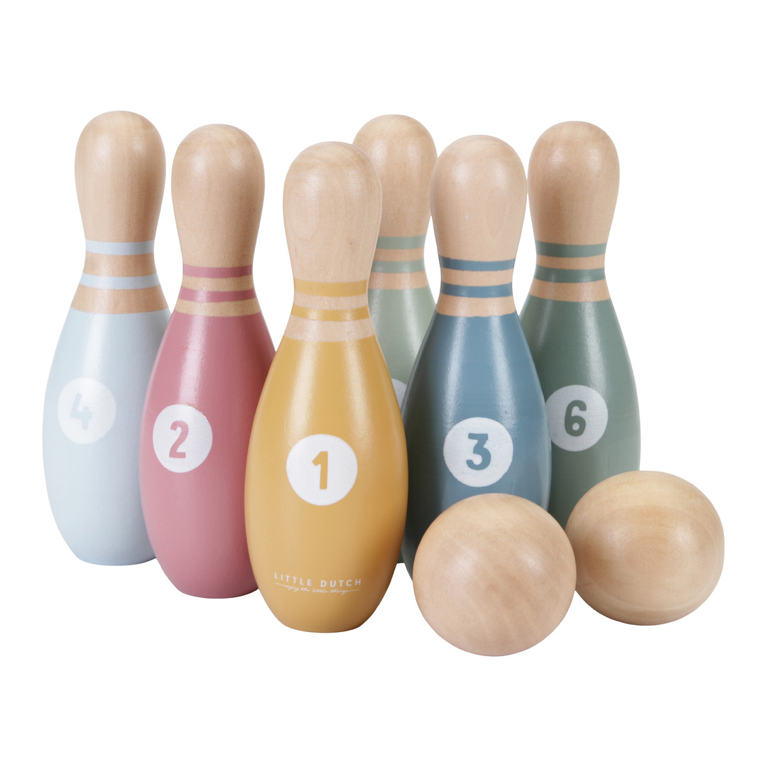 Holzspielzeug Bowling
