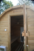 sauna en tonneau Thermo Pinie 4