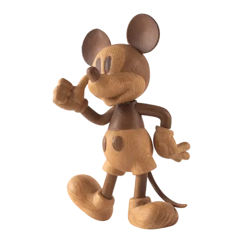 Holzfigur Mickey-Mouse