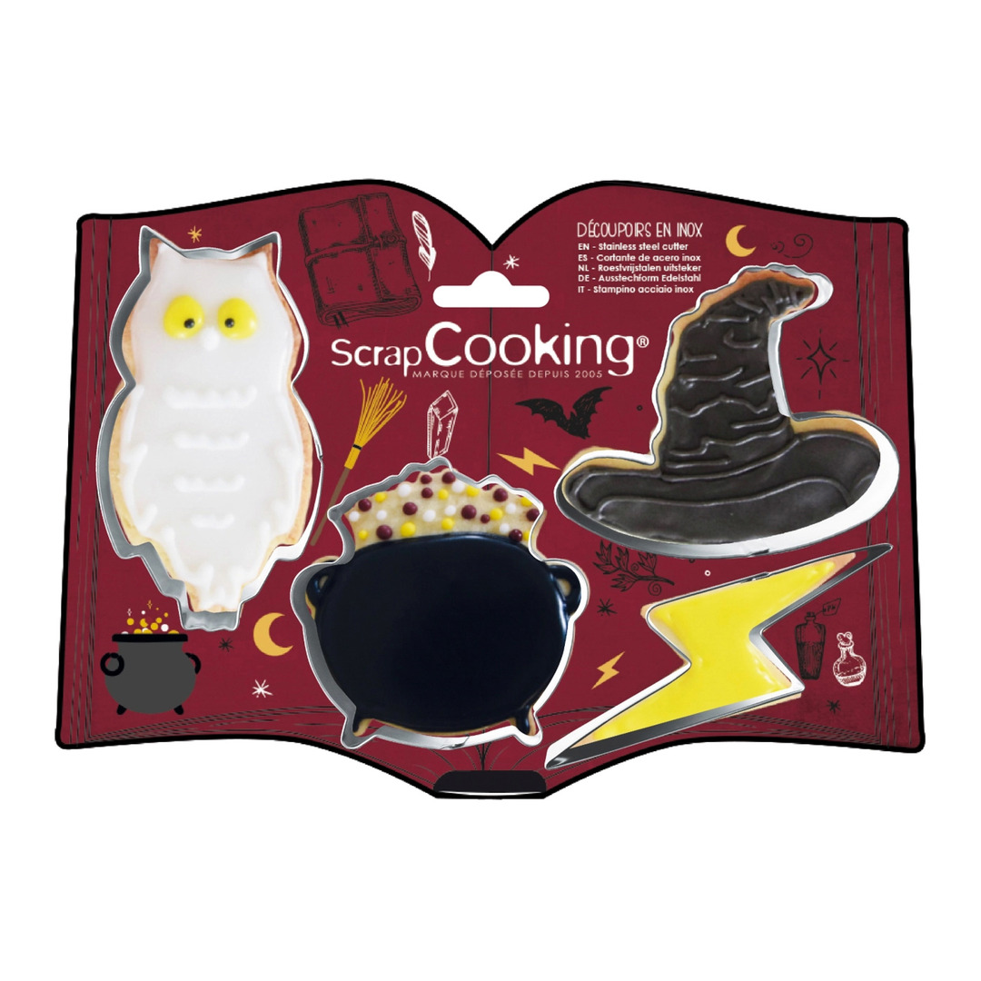 set di formine tagliapasta Cookies