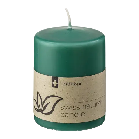 candela cilindrica Swiss Natural