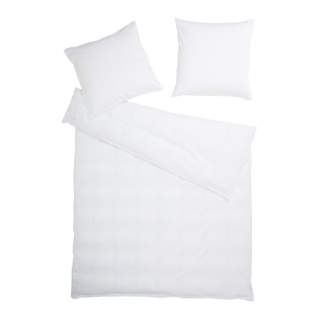 housse de duvet SATIN-SEERSUCKER