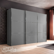 Schiebetürschrank Primo-Glas