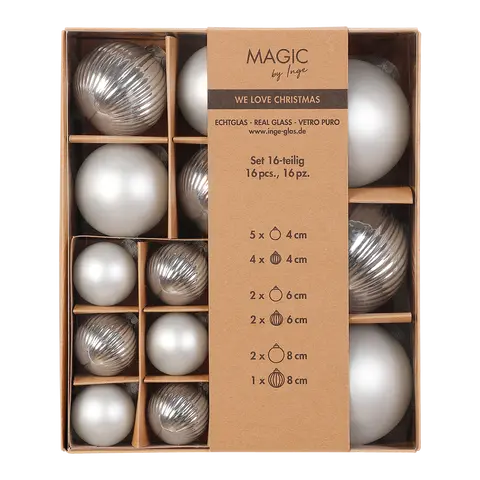 Weihnachtskugel-Set Magic