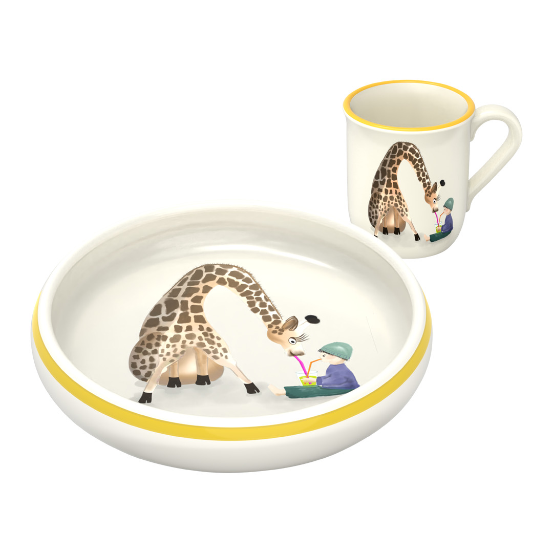set di posate da bambino GIRAFFE