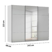 armadio ad ante scorrevoli Covalo-Glas
