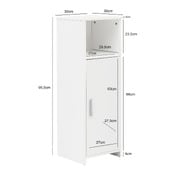 Badschrank Weiss