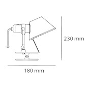 Lampada a molla TOLOMEO