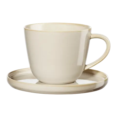 tazza da caffè con piattino Coppa Tofu