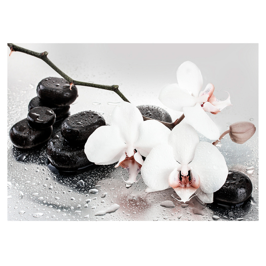 Glasbild Flower