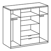 Drehtürenschrank NYC