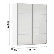 armoire à portes coulissantes Covalo-Glas